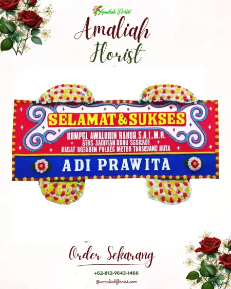 Papan Bunga Ucapan Selamat Bumi Aji